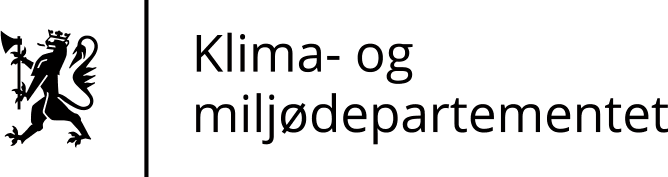 Logo for Klima- og miljødepartementet