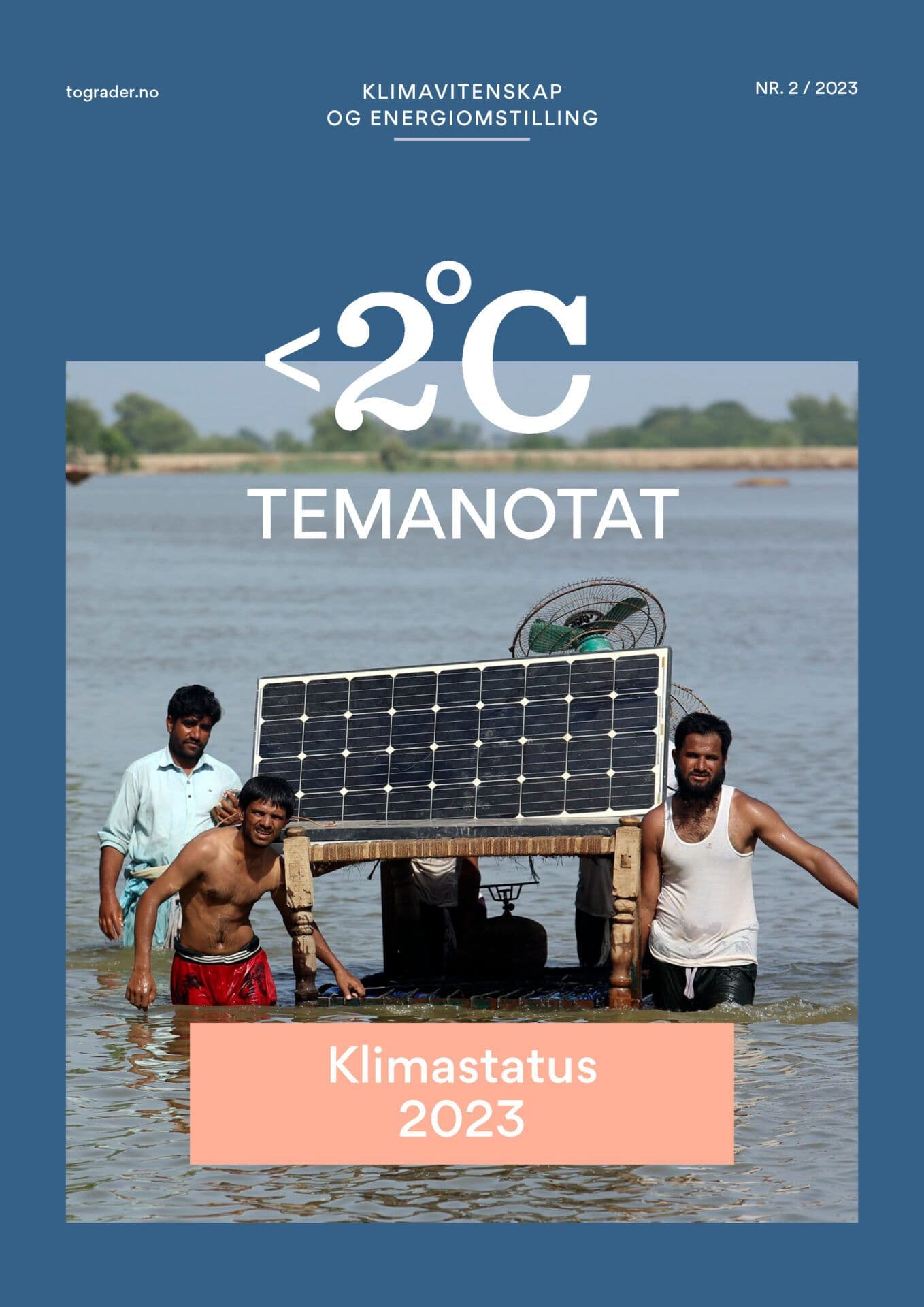 Forsiden av Klimastatus 2023