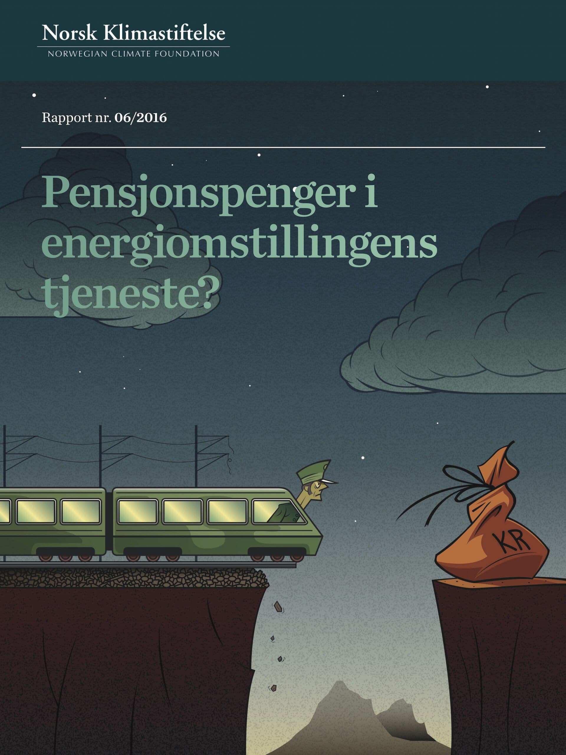 Forsiden av Pensjonspenger i energiomstillingens tjeneste