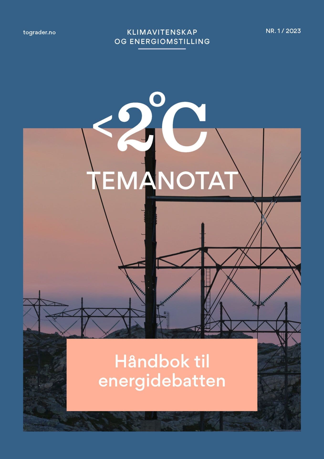 Forsiden av Håndbok til energidebatten