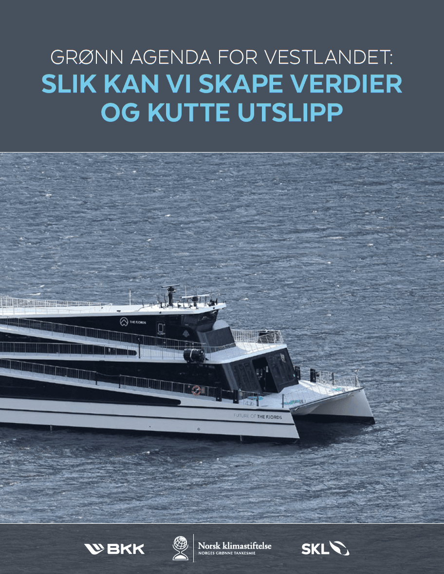 Forsiden av Grønn agenda for Vestlandet
